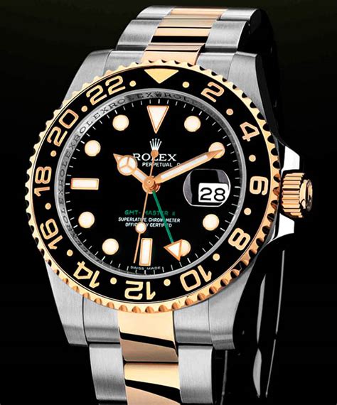 rolex gmt master 2 ceramica acciaio oro